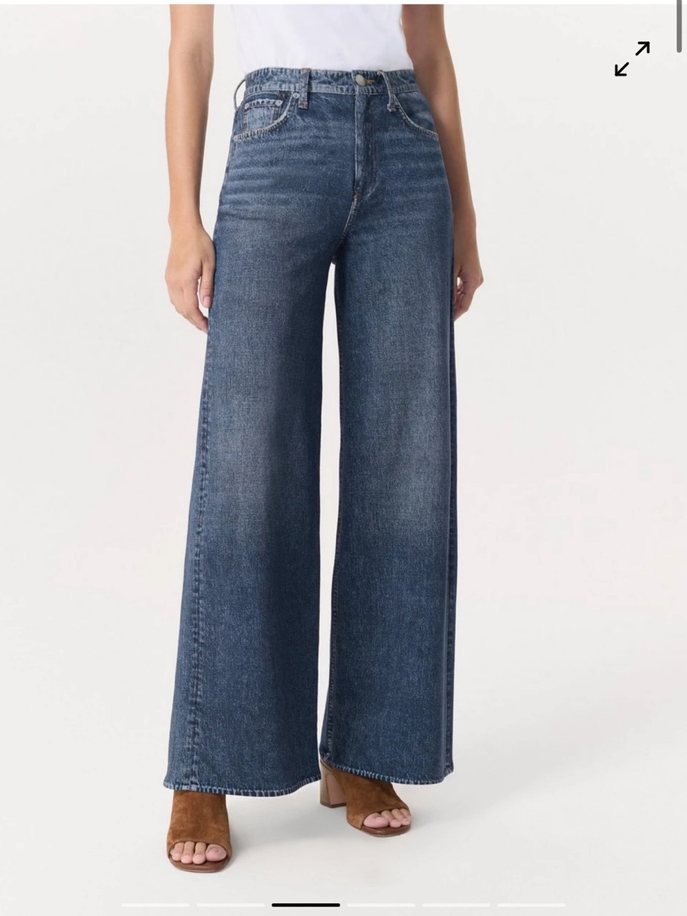 Rag and bone Miramar Sofie Wide-Leg Pant (sweatpant jeans) - Picture 2 of 3
